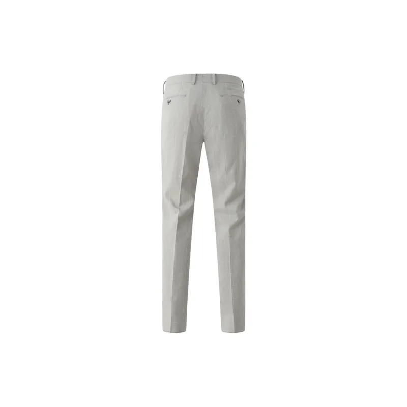 RARE Suit Trousers Men Gray-1
