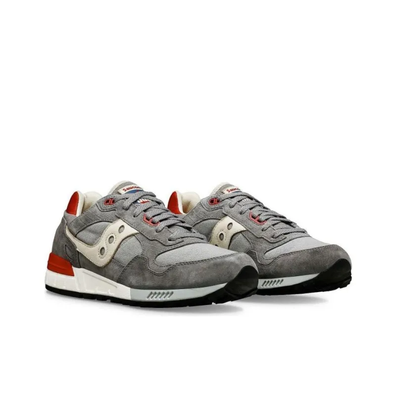 Saucony Shadow 5000 Anti-Slip Wear-Resistant Low-Top Running Shoes Unisex Gray-2