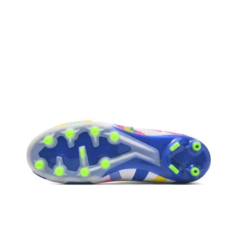 MEKY AG Rubber Short Studs Soft Ground Artificial Ground Natural Ground Cushioned Slip Resistant Soccer Shoes Unisex-9