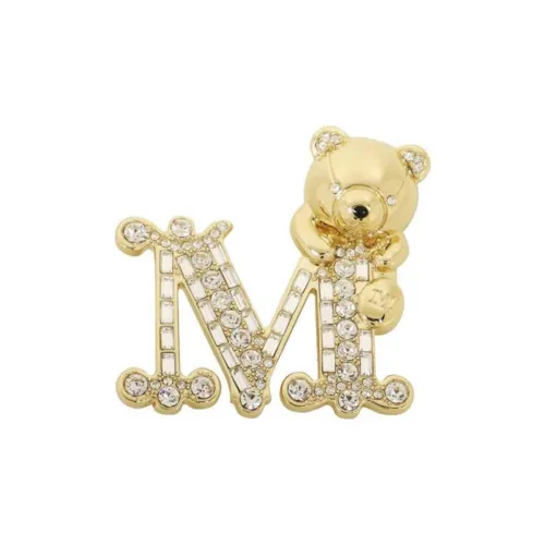 MaxMara Metal Brooches Women's Gold