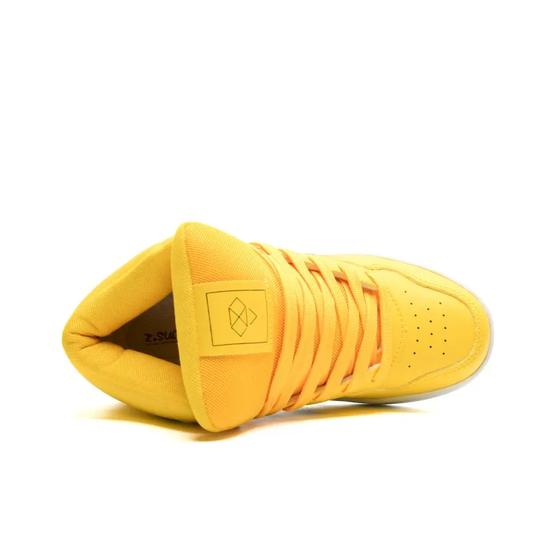 Z.SUO Full Coverage Warm Slip Resistant Cushioning Height Increasing High Top Skateboard Shoes Unisex Box Included-11