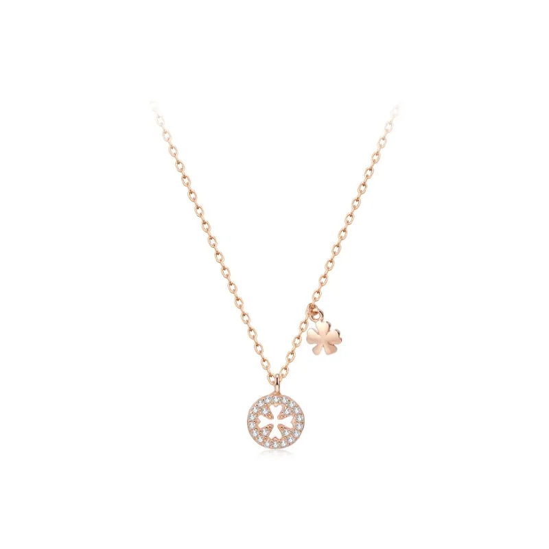 GLOIRE S925 Silver Necklaces Women's Dreamy Romantic Fashion Gentle And Elegant Everyday Commute Bestie Same Style-3