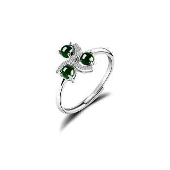 Jade Is Boundless Glutinous Jade Jadeite Rings Women's