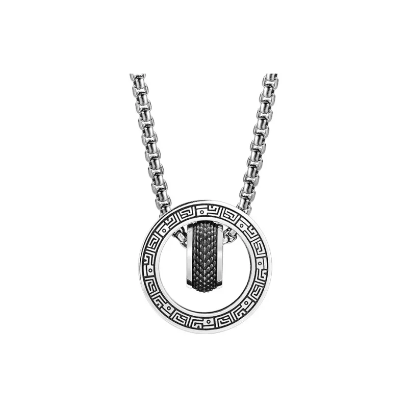 MYSH 925 Sterling Silver Necklaces Men's-8