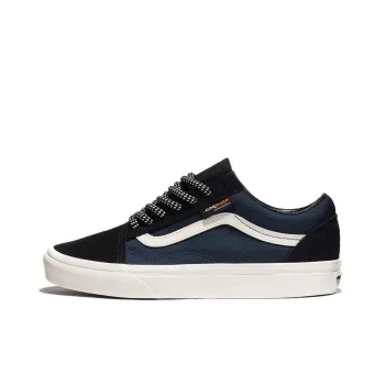 Vans Anti Slip Wear Resistant Low Top Skateboard Shoes Unisex Dark Blue