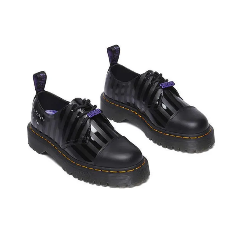 Wednesday x Dr.Martens 1461 Be Low Top Casual Shoes Unisex Black-2