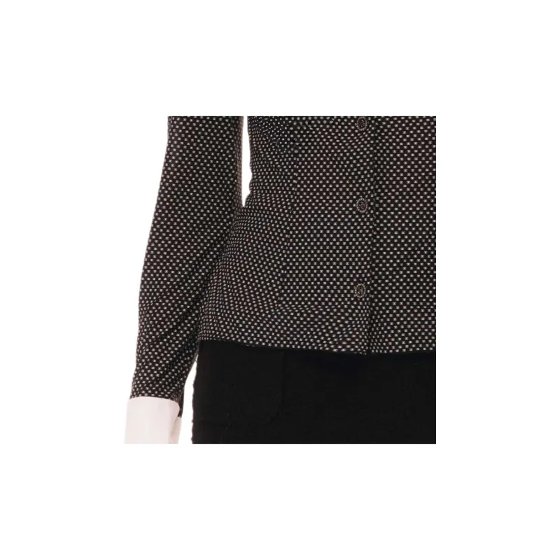 CHANEL FW24 Shirt Women's Black White-3