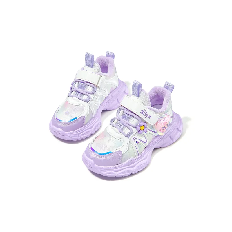 Disney Stitch Series Slip Resistant Anti Kick Cushioning Wear Resistant Breathable Warm Kids Lifestyle Shoes Kids'-12