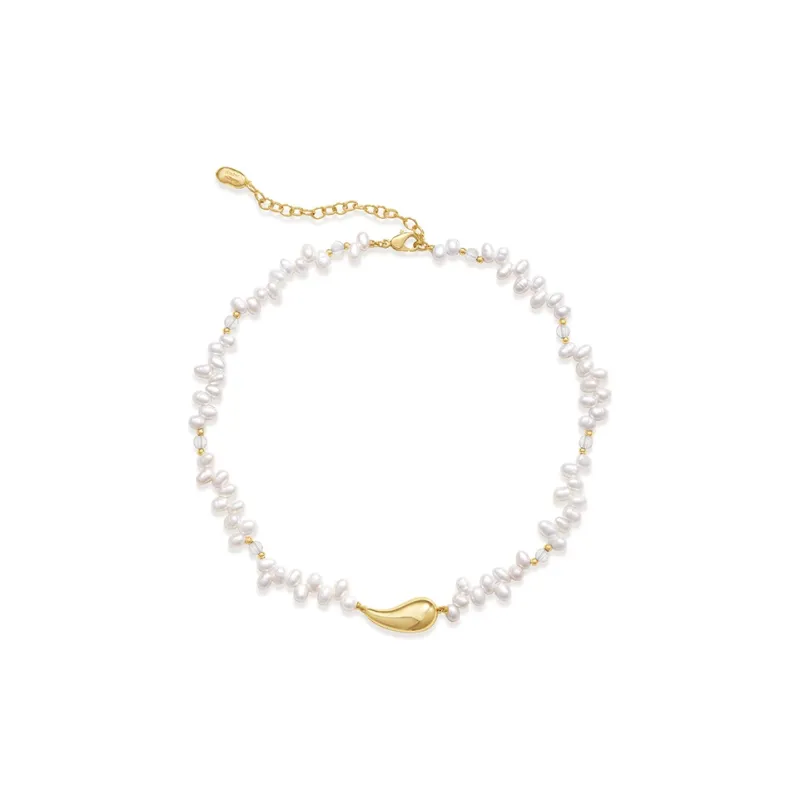Amber Lollipop Pearl Necklaces Women's-0