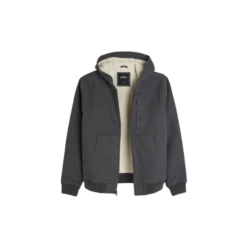 Hollister Jackets Coats Men's Gray-1