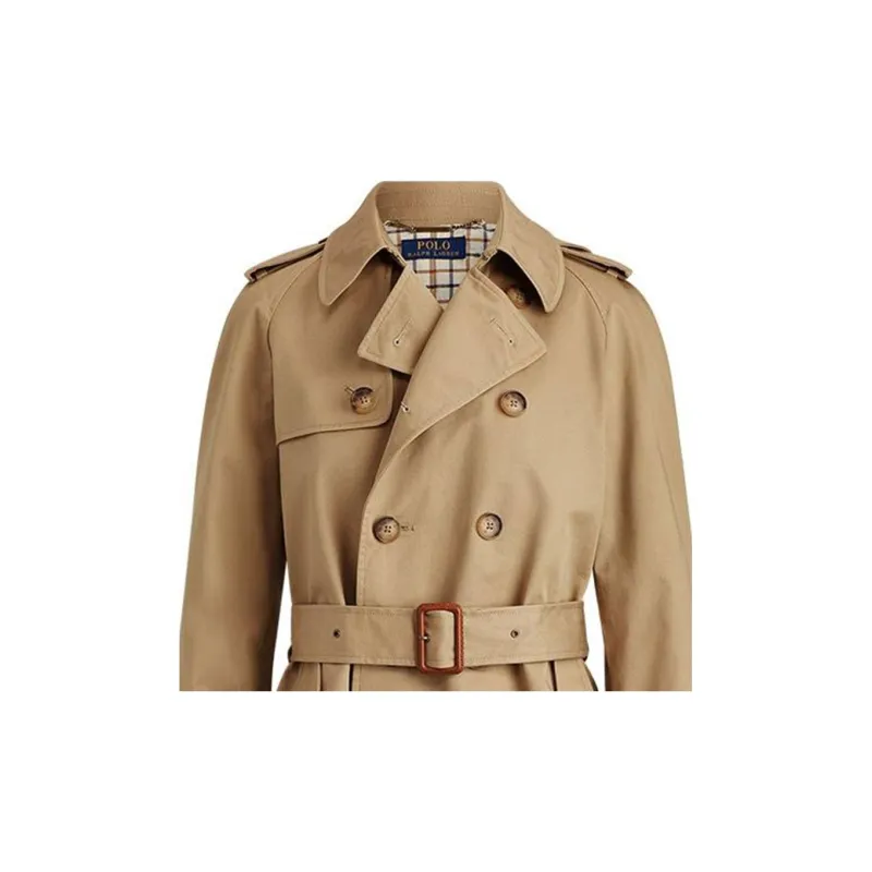 Polo Ralph Lauren SS22 Trench Coat Women's Brown-4