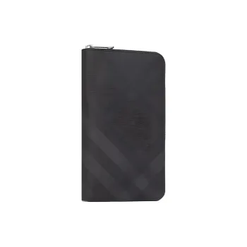 Burberry Cotton Wallets Clutches Men's Black