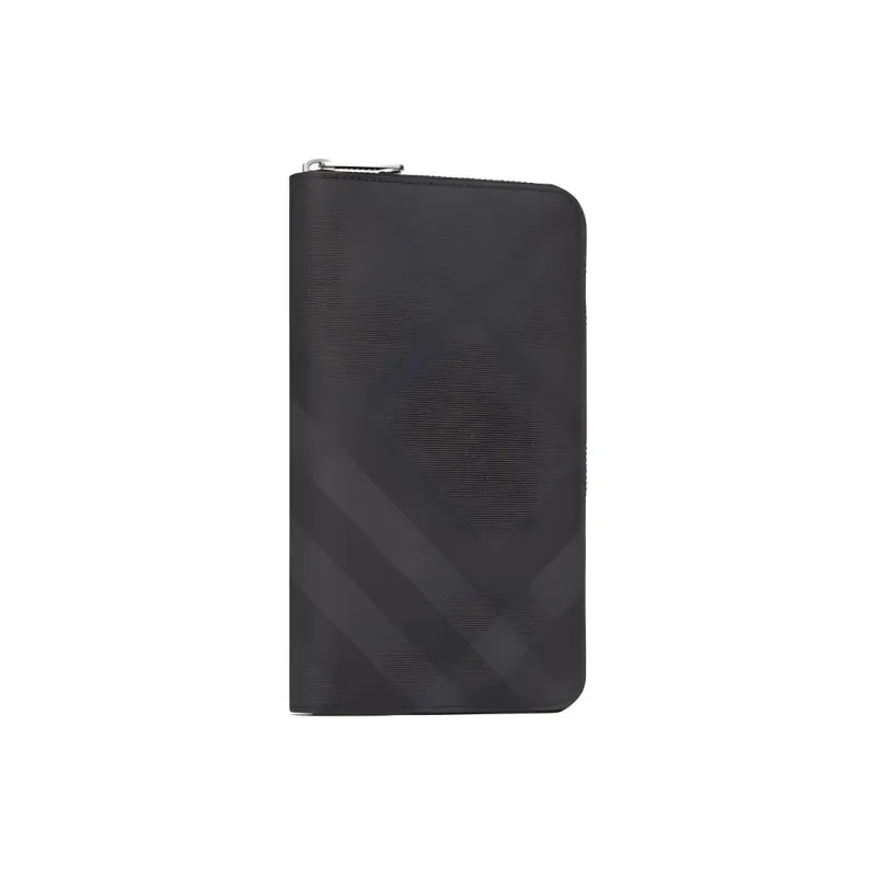 Burberry Cotton Wallets Clutches Men's Black-0