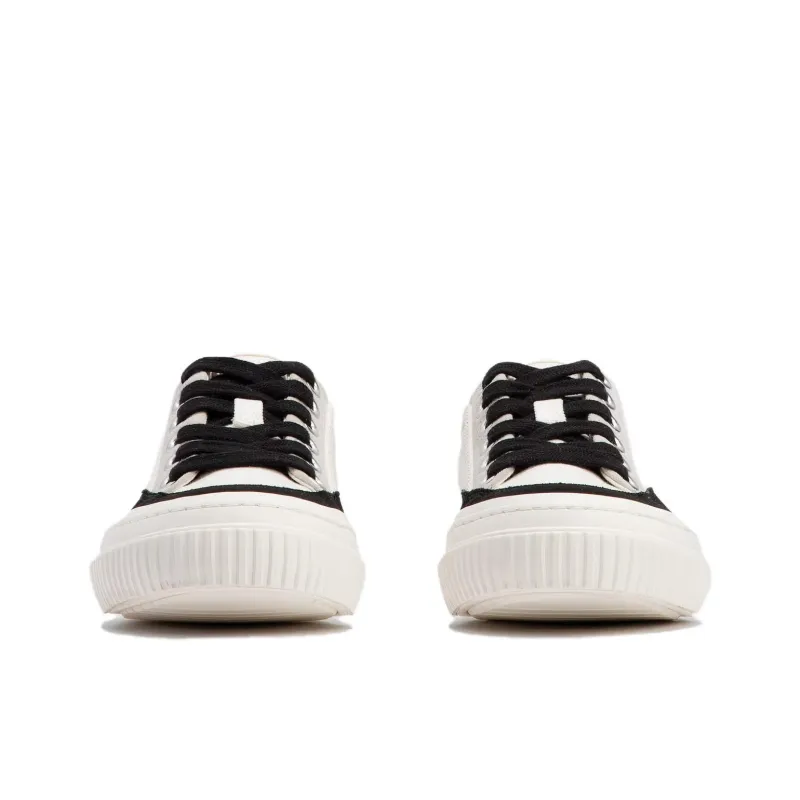 Both Tyres Low Top Stylish Skateboarding Shoes Men's White-4