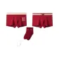 Big Joy Red+Color Block Red+Prosperity Socks*1