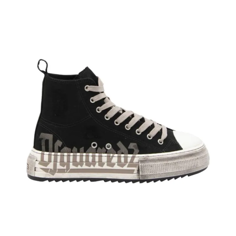 Dsquared2 High-top Flatform Sneakers-1