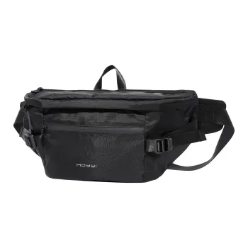 MOYYI Oxford Sling Bag Large Size Unisex Black