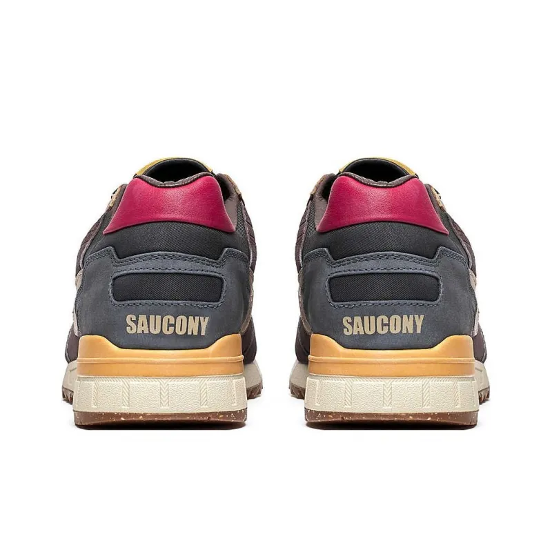 Saucony Shadow 5000 Anti-Slip Wear-Resistant Low-Top Running Shoes Unisex Black Brown-3