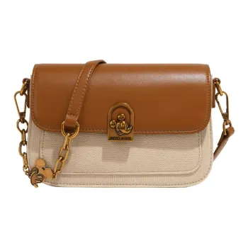 Disney Mickey Series PU Shoulder Bag Regular Women's Light Coffee/Black/Coffee
