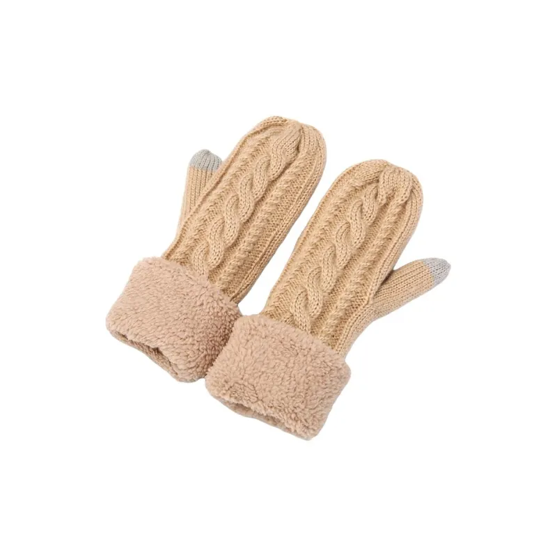 JEANSWEST Acrylic Knit Gloves Unisex-2