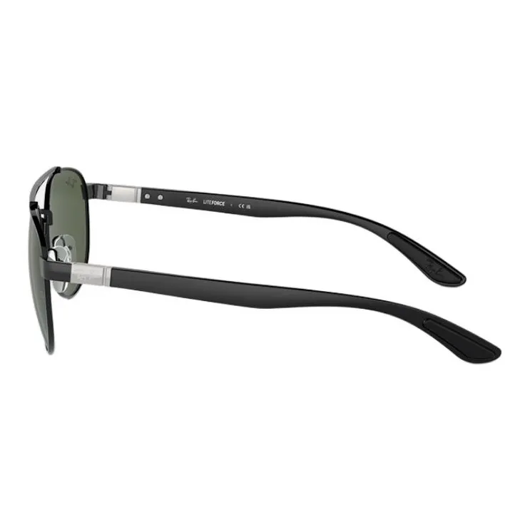 RayBan Metal Aviator Sunglasses Unisex Black-2