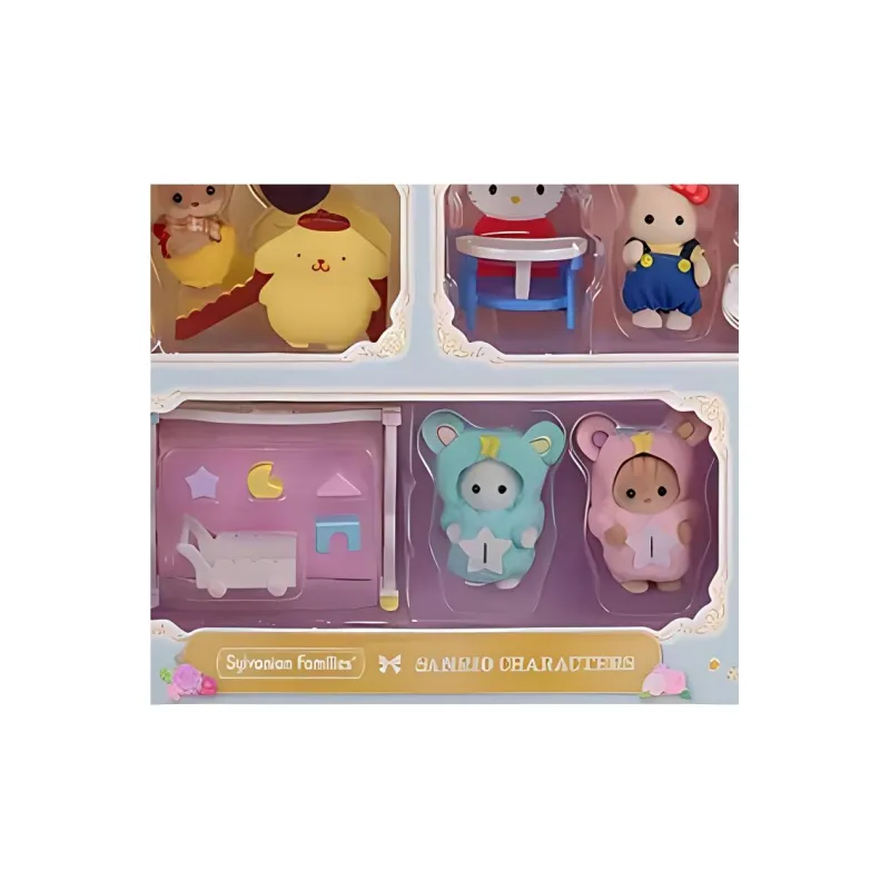 Sylvanian Families Sanrio Collaboration Set Box Dolls Plush Doll Trumpets High-1
