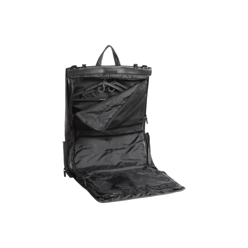 PIQUADRO Leather Handbag Regular Men's Black-2