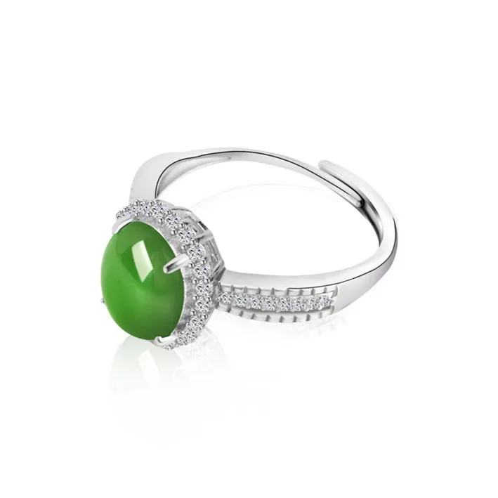 Jade Is Boundless Ice Glutinous Jadeite Rings Women's-1