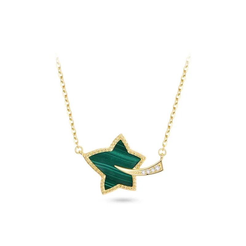 Trpopo Malachite Necklaces Women's-0