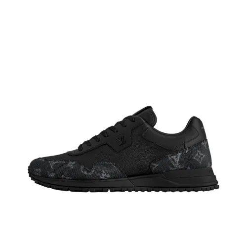 LOUIS VUITTON Run Away 2025 Spring Men's Collection Low Top Casual Shoes Men's Black