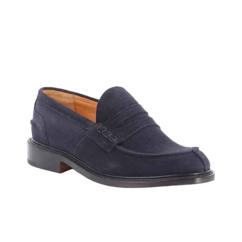 Tricker's James Loafers Men's Blue-3