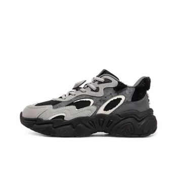 361° Fawn Durable Warm Low Top Casual Shoes Women's Black Gray