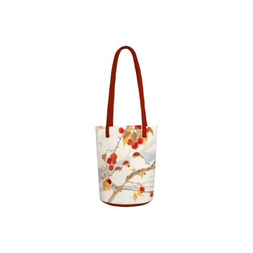 AOSONG Suede Tech Fabric Bucket Bags Shoulder Bags Regular Women's Sparrow Chirp Chirp