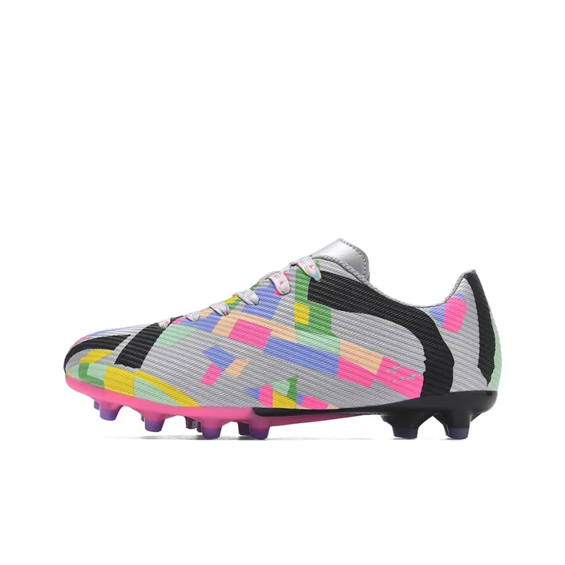 MEKY AG Rubber Short Studs Soft Ground Artificial Ground Natural Ground Cushioned Slip Resistant Soccer Shoes Unisex-10