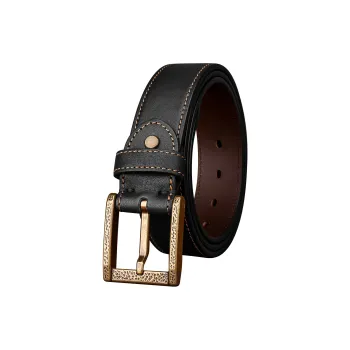 CATELLES Thick Horse Leather Leather Belts Men's Black/Coffee/Camel 3.8cm