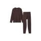 [Warmth-Crew Neck-Men's]Chocolate
