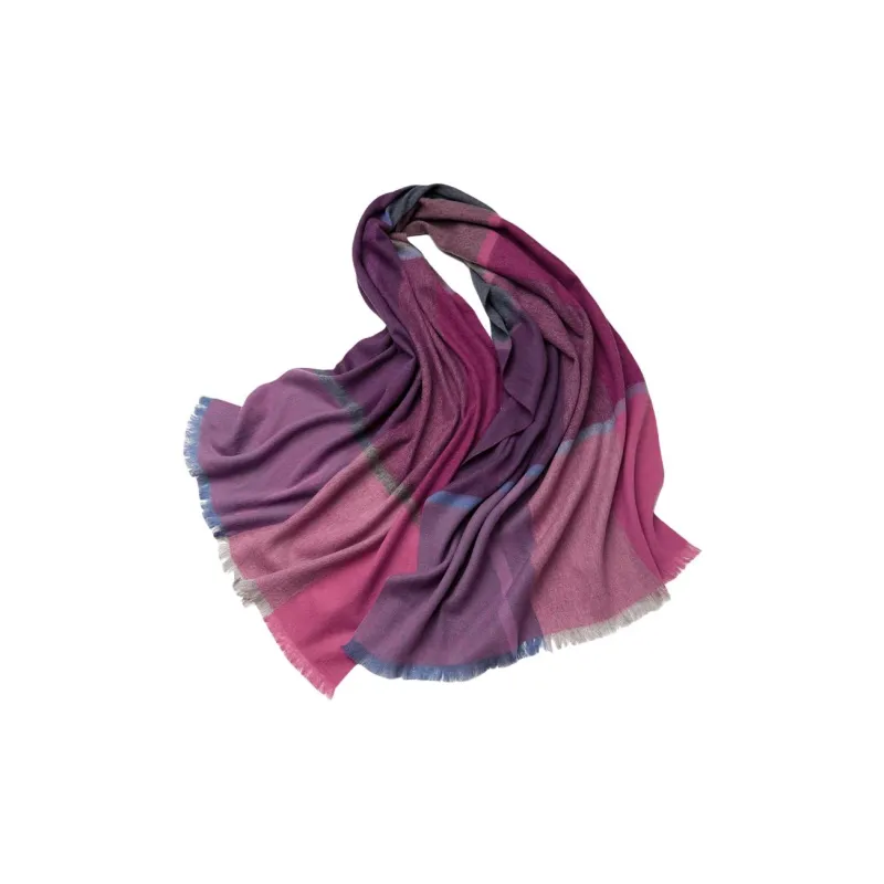 H YXIANG 100% Wool Knit Scarves Women's-2