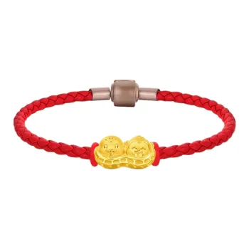 Royal Dragon Mirror Gold Bracelet Unisex