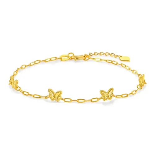 Old Qingyun Silver Building Gold Bracelet Women's