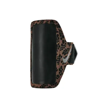 Nike Running Equipment Running Armband Synthetic Rubber, Polyester, Nylon Unisex Brown Black