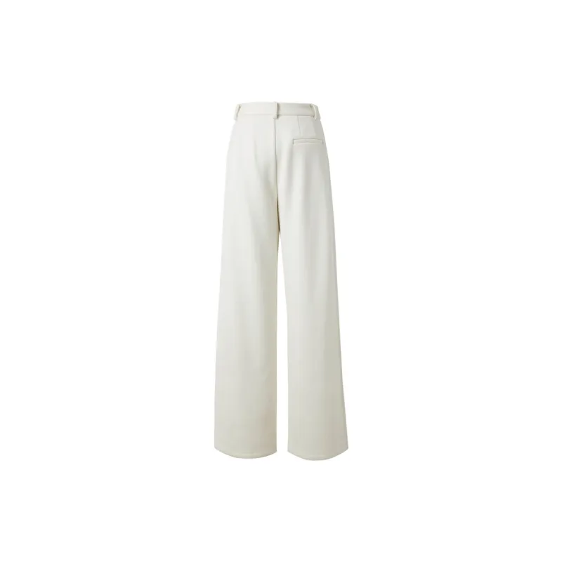 3COLOUR Casual Pants Women's Pearl White-1