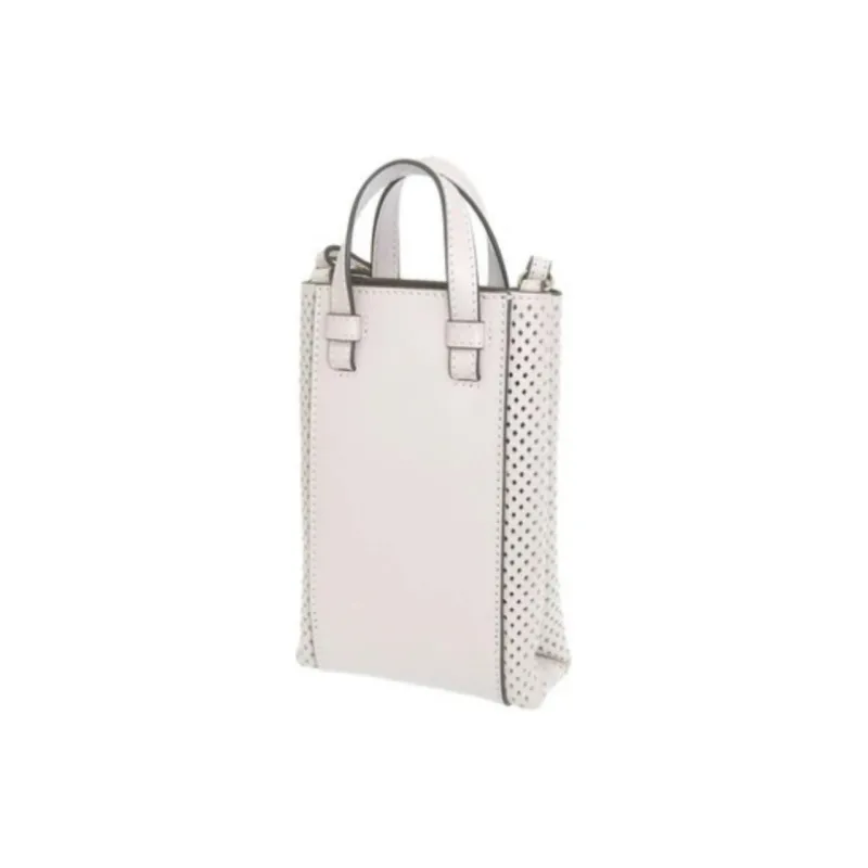Furla Miastella Leather Shoulder Bag, Crossbody Bag, Handbag Mini Women's Cream White-3