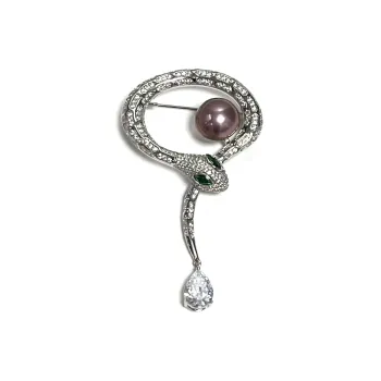 PEARL QUEEN Freshwater Pearl Brooches Unisex