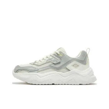 361° Anti Slip And Wear Resistant Lightweight Low Top Casual Shoes Women's White Gray