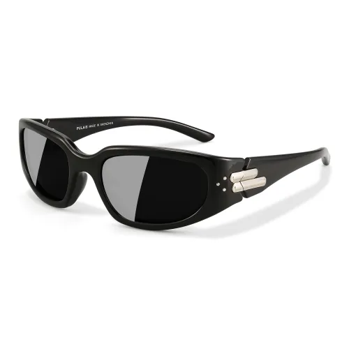ZIPPO Plate Frame TR90 Cat Eye Sunglasses Unisex Black/Transparent Gray