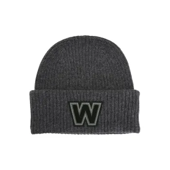 MaxMara Virgin Wool Beanies Unisex Gray