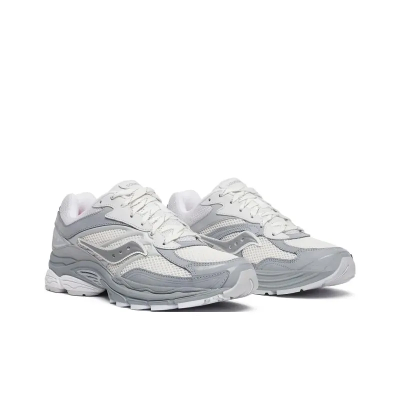 Saucony Pro Grid Omni 9 Anti Slip Wear Resistant Low Top Running Shoes Unisex Gray-2