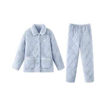 JINGYUN Pajama Set Women's Creamy Salt Blue