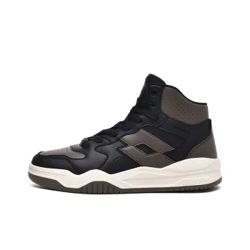 LOTTO Coverage Warm Anti Slip And Wear Resistant High Top Skateboard Shoes Men's Pinecone Brown