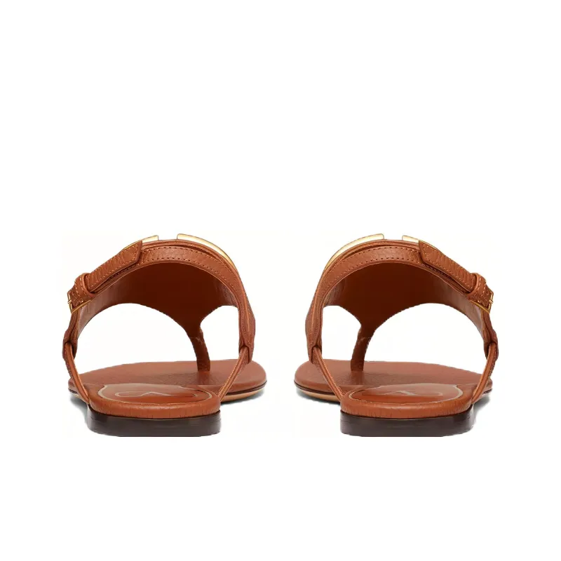 Valentino Garavani VLogo Signature Flat Sandals-4